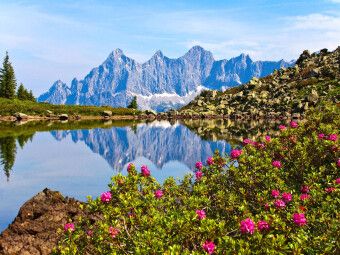 Produktbild: CALVENDO Puzzle Der Spiegelsee | 1000 Teile Lege-Gr&ouml;&szlig;e 64 &times; 48 cm Foto-Puzzle f&uuml;r gl&uuml;ckliche Stunden