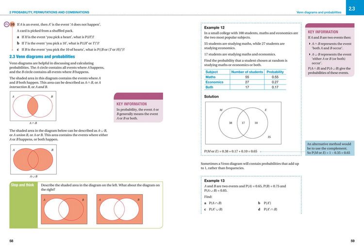 Produktbild: Cambridge International AS & A Level Mathematics Probability and Statistics 1 Student's Book