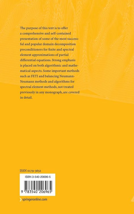 Produktbild: Domain Decomposition Methods - Algorithms and Theory