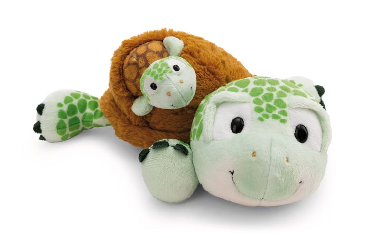Produktbild: NICI - Kuscheltier Schildkr&ouml;te mit Baby 28cm liegend