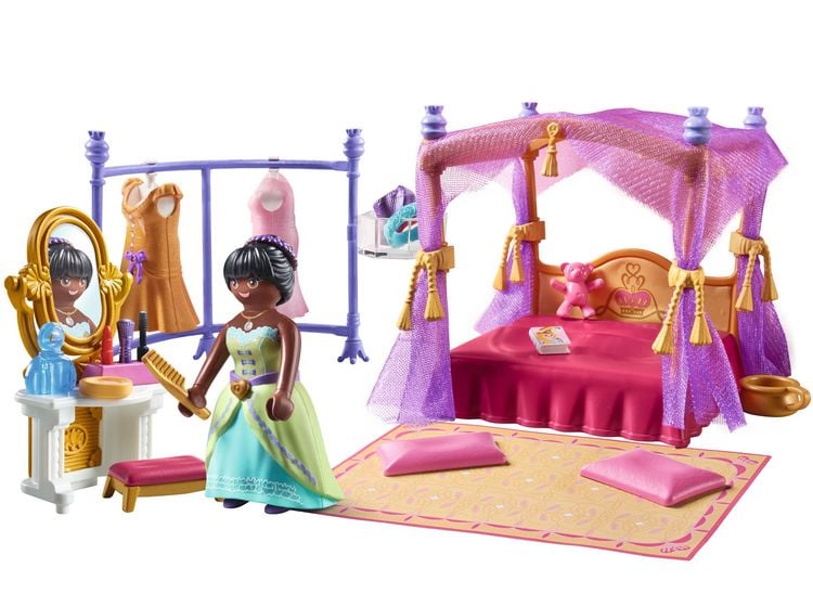 Produktbild: PLAYMOBIL 71847 Prinzessinnen-Schlafzimmer mit Ankleide