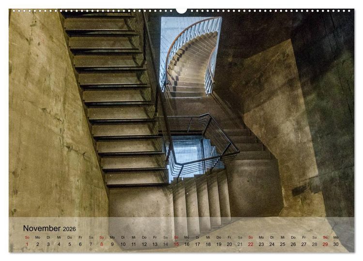 Produktbild: Zeche und Kokerei Zollverein Essen: Industrie-Architektur (Wandkalender 2026 DIN A2 quer), CALVENDO Monatskalender