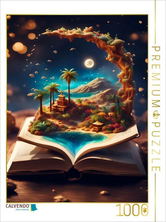 Produktbild: CALVENDO Puzzle Magie der B&uuml;cher | 1000 Teile Lege-Gr&ouml;&szlig;e 64x48cm Foto-Puzzle f&uuml;r gl&uuml;ckliche Stunden