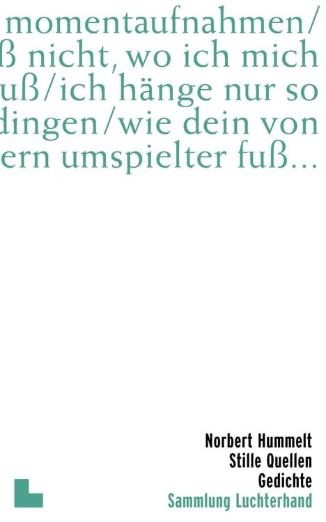 Bild vom Artikel Stille Quellen vom Autor Norbert Hummelt