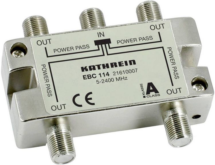 Produktbild: Kathrein EBC 114 SAT-Verteiler 4-fach 5 - 2400MHz