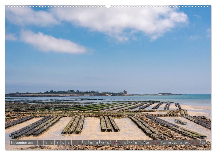 Produktbild: Normandie entdecken (Wandkalender 2026 DIN A2 quer), CALVENDO Monatskalender