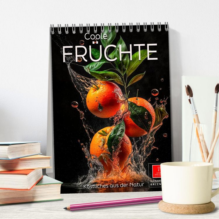 Produktbild: Coole Fr&uuml;chte (Tischkalender 2026 DIN A5 hoch), CALVENDO Monatskalender