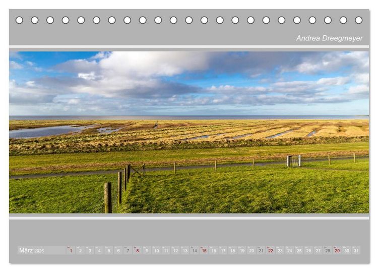 Produktbild: Krummh&ouml;rn im Panorama-Format (Tischkalender 2026 DIN A5 quer), CALVENDO Monatskalender