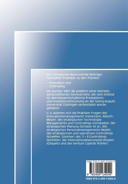 Produktbild: Innovation und Controlling