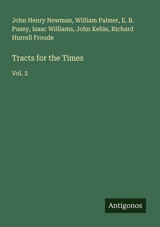 Produktbild: Tracts for the Times