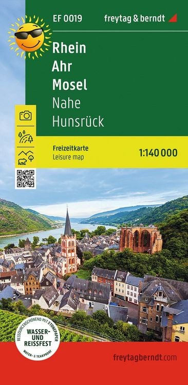 Produktbild: Freytag & berndt Freizeitkarte Rhein - Ahr - Mosel 1:140.000