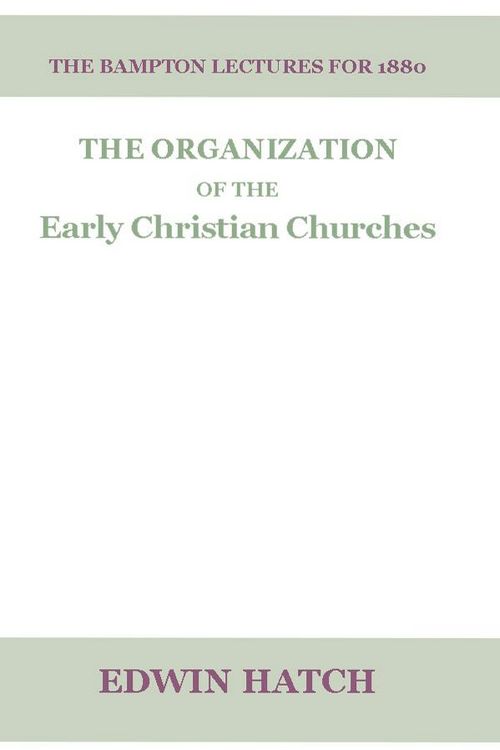 Produktbild: The Organization of the Early Christian Churches