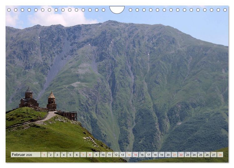 Produktbild: Sehnsucht Georgien (Wandkalender 2026 DIN A4 quer), CALVENDO Monatskalender