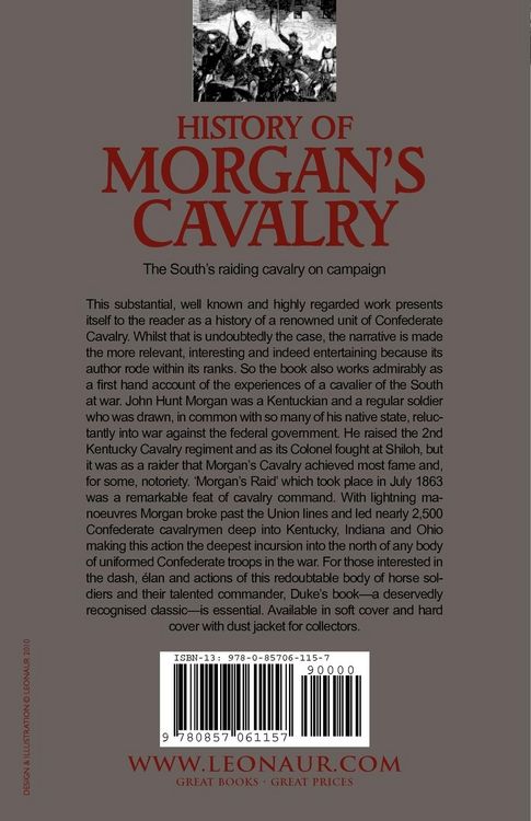 Produktbild: History of Morgan's Cavalry