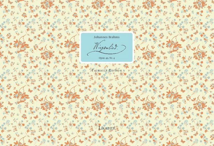Produktbild: Wiegenlied &raquo;Guten Abend, gut' Nacht&laquo;. Opus 49, Nr. 4
