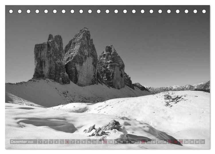 Produktbild: Bergsucht 2026 (Tischkalender 2026 DIN A5 quer), CALVENDO Monatskalender