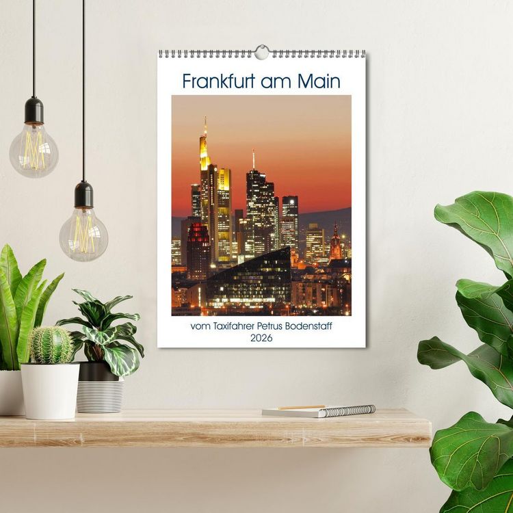 Produktbild: Frankfurt am Main vom Frankfurter Taxifahrer Petrus Bodenstaff (Wandkalender 2026 DIN A3 hoch), CALVENDO Monatskalender