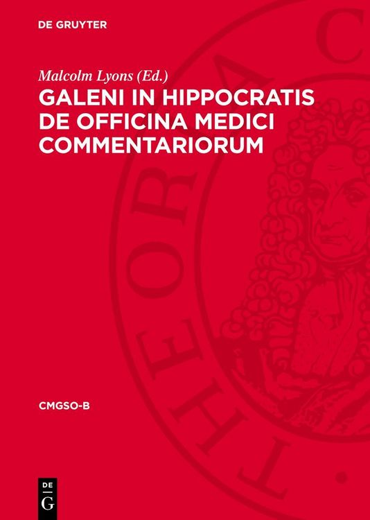 Produktbild: Galeni In Hippocratis De officina medici commentariorum