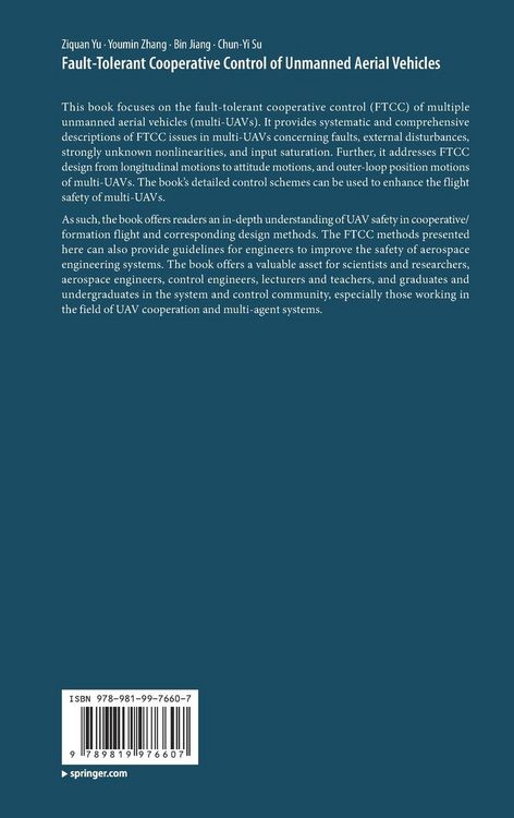 Produktbild: Fault-Tolerant Cooperative Control of Unmanned Aerial Vehicles