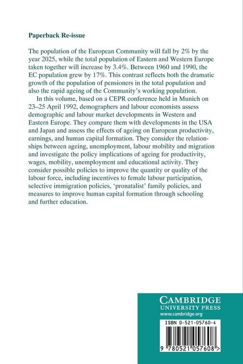Produktbild: Labour Markets in an Ageing Europe