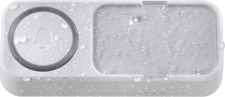 Produktbild: Sygonix SY-4671640 Funkklingel Komplett-Set mit Namensschild, selbst bespielbar