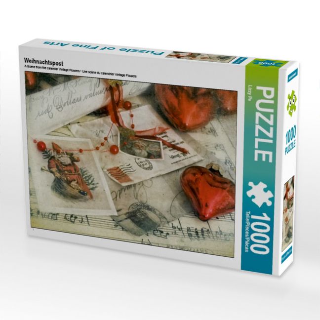 Produktbild: CALVENDO Puzzle Weihnachtspost | 1000 Teile Lege-Gr&ouml;&szlig;e 64x48cm Foto-Puzzle f&uuml;r gl&uuml;ckliche Stunden
