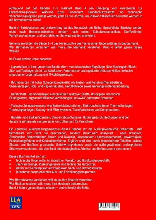 Produktbild: Handbuch f&uuml;r das Technische Underwriting