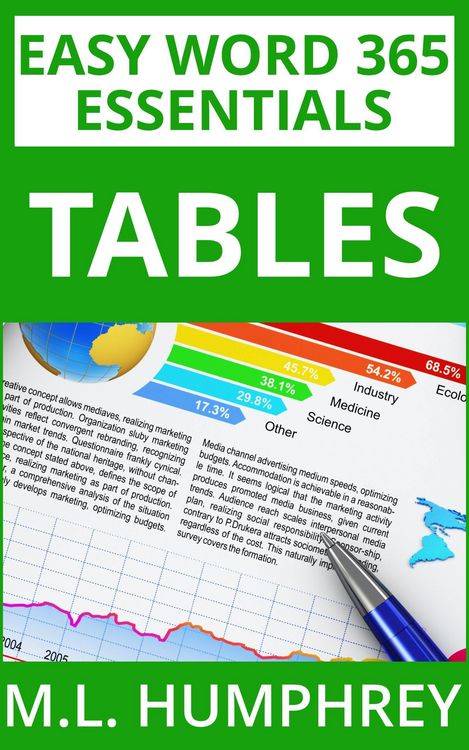 Produktbild: Word 365 Tables (Easy Word 365 Essentials, #4)