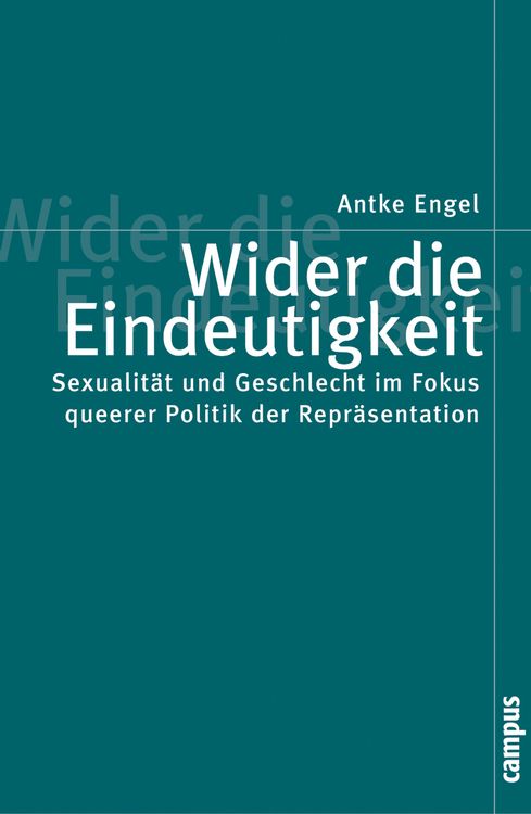 Produktbild: Wider die Eindeutigkeit