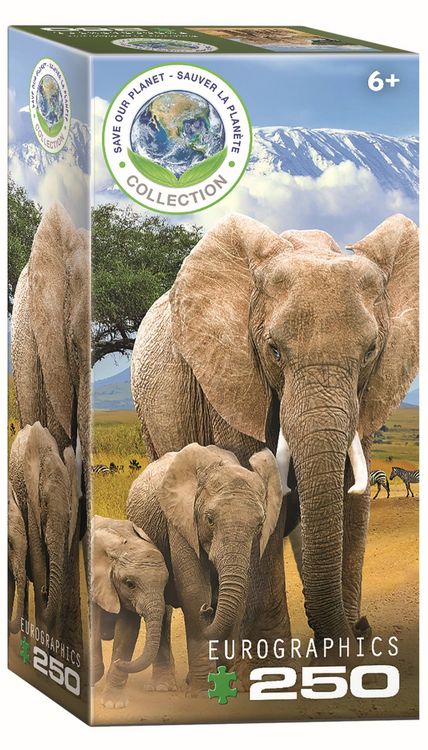 Produktbild: Kinder Puzzle 250 Teile - Elephants