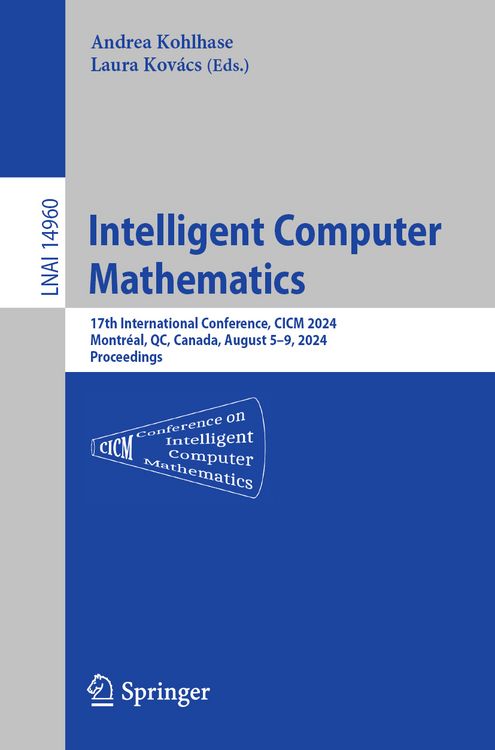 Produktbild: Intelligent Computer Mathematics