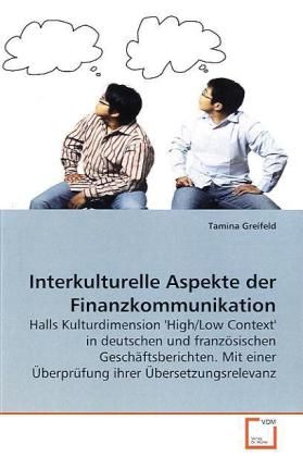 Produktbild: Greifeld Tamina: Interkulturelle Aspekte der Finanzkommunika