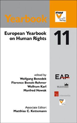 Produktbild: European Yearbook on Human Rights 2011