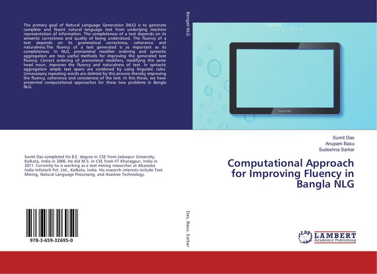 Produktbild: Computational Approach for Improving Fluency in Bangla NLG