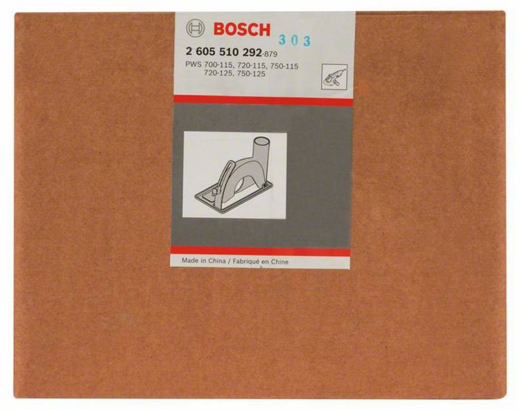 Produktbild: F&uuml;hrungsschlitten mit Absaugstutzen zum Trennen, werkzeuglos, 115 / 125 mm, PWS Bosch Accessories 2605510292