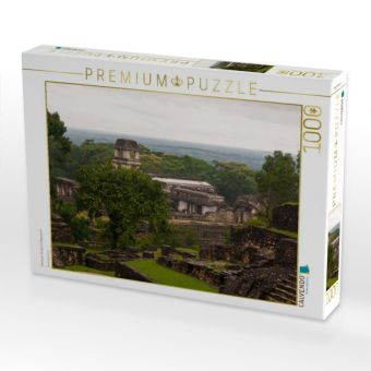 Produktbild: CALVENDO Puzzle Palenque, Tempel im Regenwald | 1000 Teile Lege-Gr&ouml;&szlig;e 64x48cm Foto-Puzzle f&uuml;r gl&uuml;ckliche Stunden