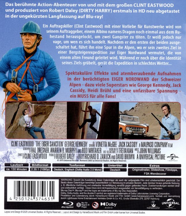 Produktbild: The Eiger Sanction - Im Auftrag des Drachen