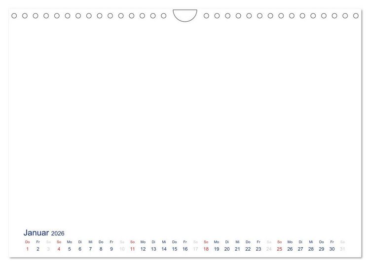 Produktbild: Farbiger Bastelkalender (Wandkalender 2026 DIN A4 quer), CALVENDO Monatskalender