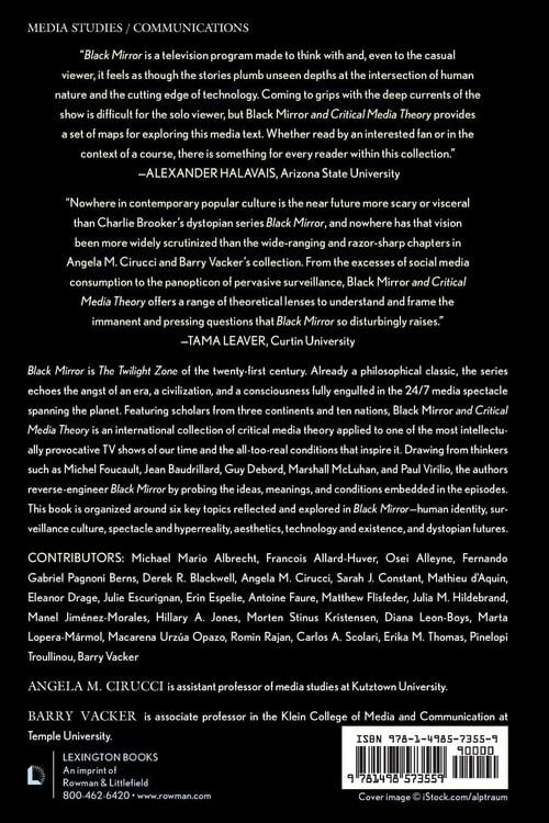 Produktbild: Black Mirror and Critical Media Theory