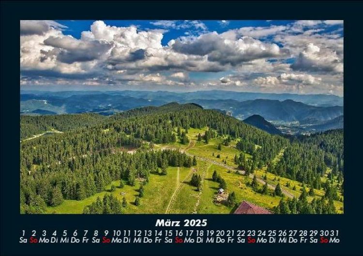 Produktbild: Landschaftskalender 2025 Fotokalender DIN A5