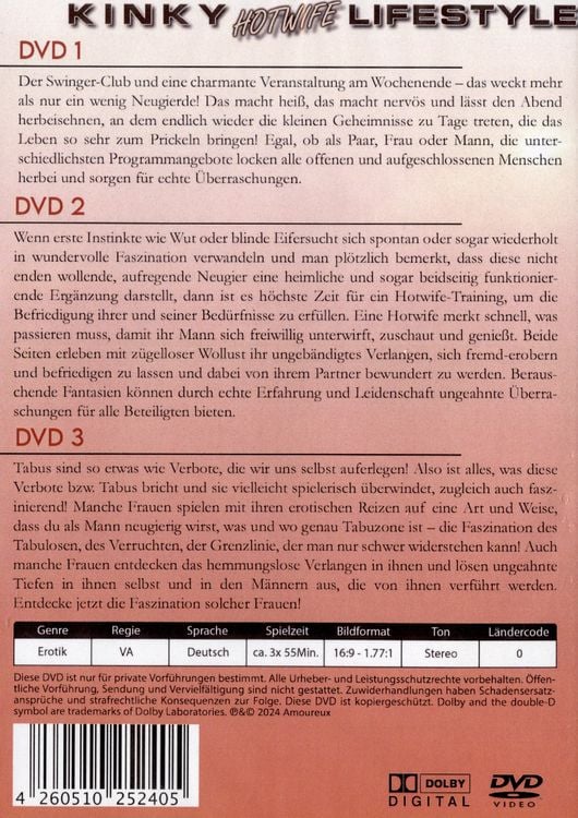 Produktbild: Kinky Hotwife Lifestyle [3 DVDs]