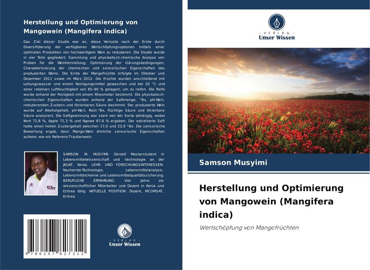 Produktbild: Herstellung und Optimierung von Mangowein (Mangifera indica)
