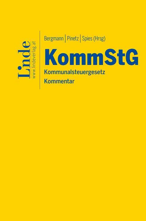 Produktbild: KommStG | Kommunalsteuergesetz