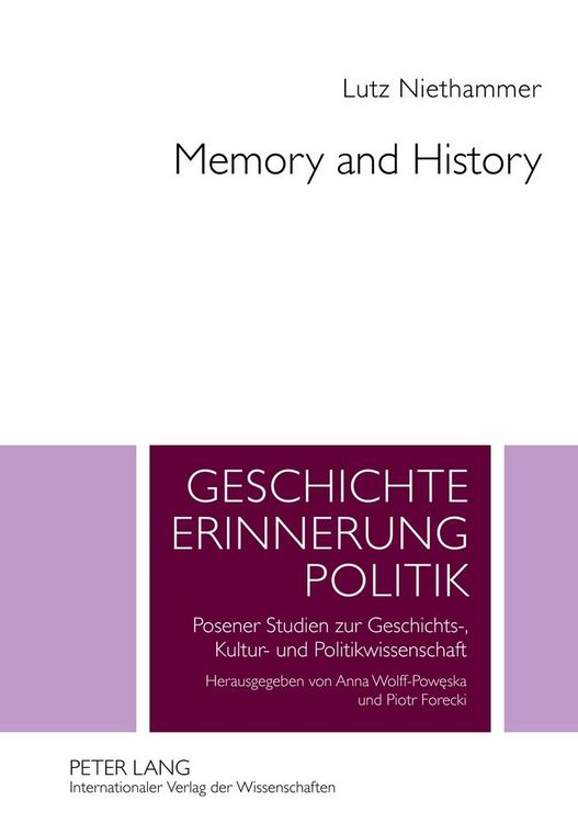 Produktbild: Memory and History