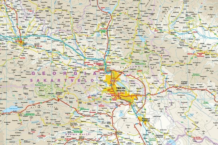 Produktbild: Reise Know-How Landkarte Georgien / Georgia (1:350.000)