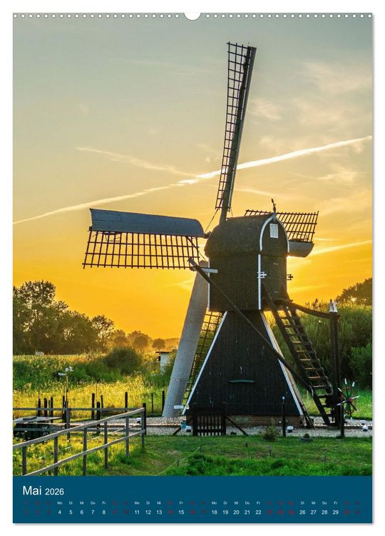 Produktbild: Erlebnis Windm&uuml;hle (hochwertiger Premium Wandkalender 2026 DIN A2 hoch), Kunstdruck in Hochglanz