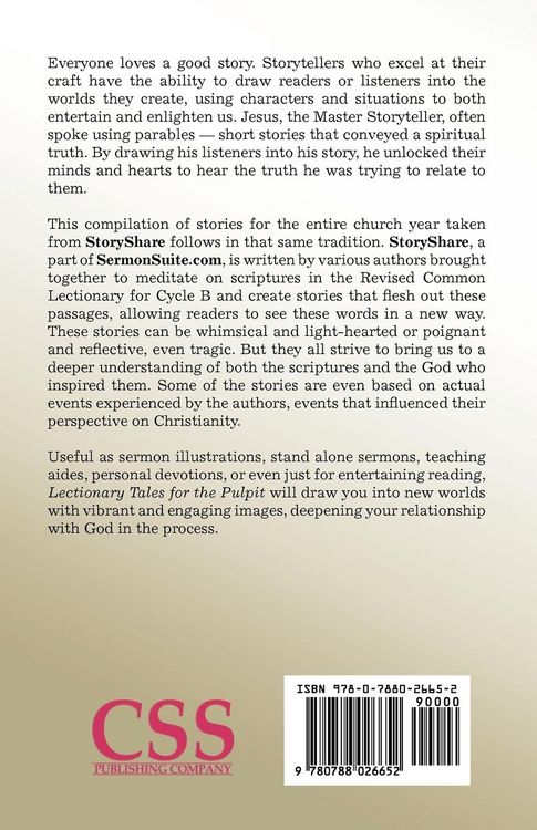 Produktbild: Lectionary Tales for the Pulpit, Series VII, Cycle B for the Revised Common Lectionary