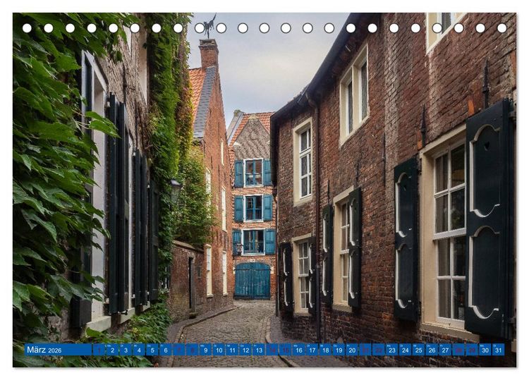 Produktbild: Leer - Das Tor zu Ostfriesland (Tischkalender 2026 DIN A5 quer), CALVENDO Monatskalender