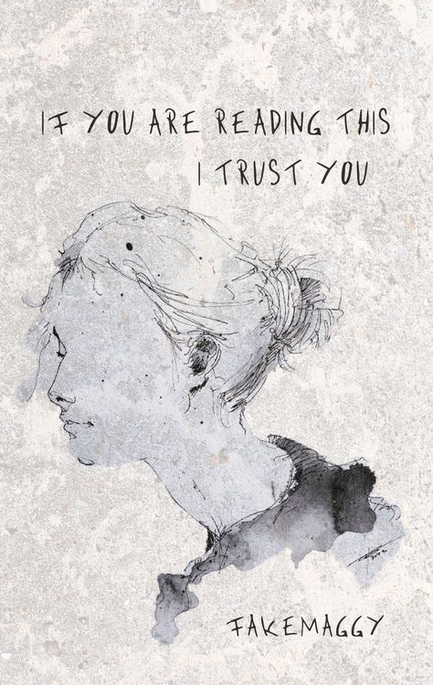 Produktbild: If you are reading this, I trust you