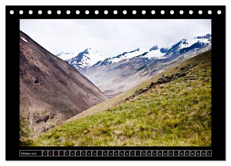Produktbild: SEH(N)SUCHT ALPEN&Uuml;BERQUERUNG (Tischkalender 2026 DIN A5 quer), CALVENDO Monatskalender